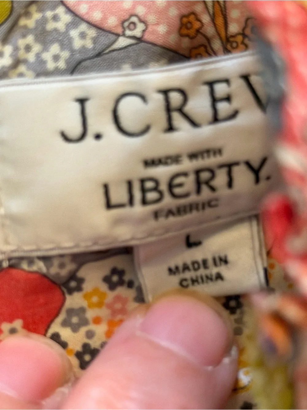J. Crew lightweight floral